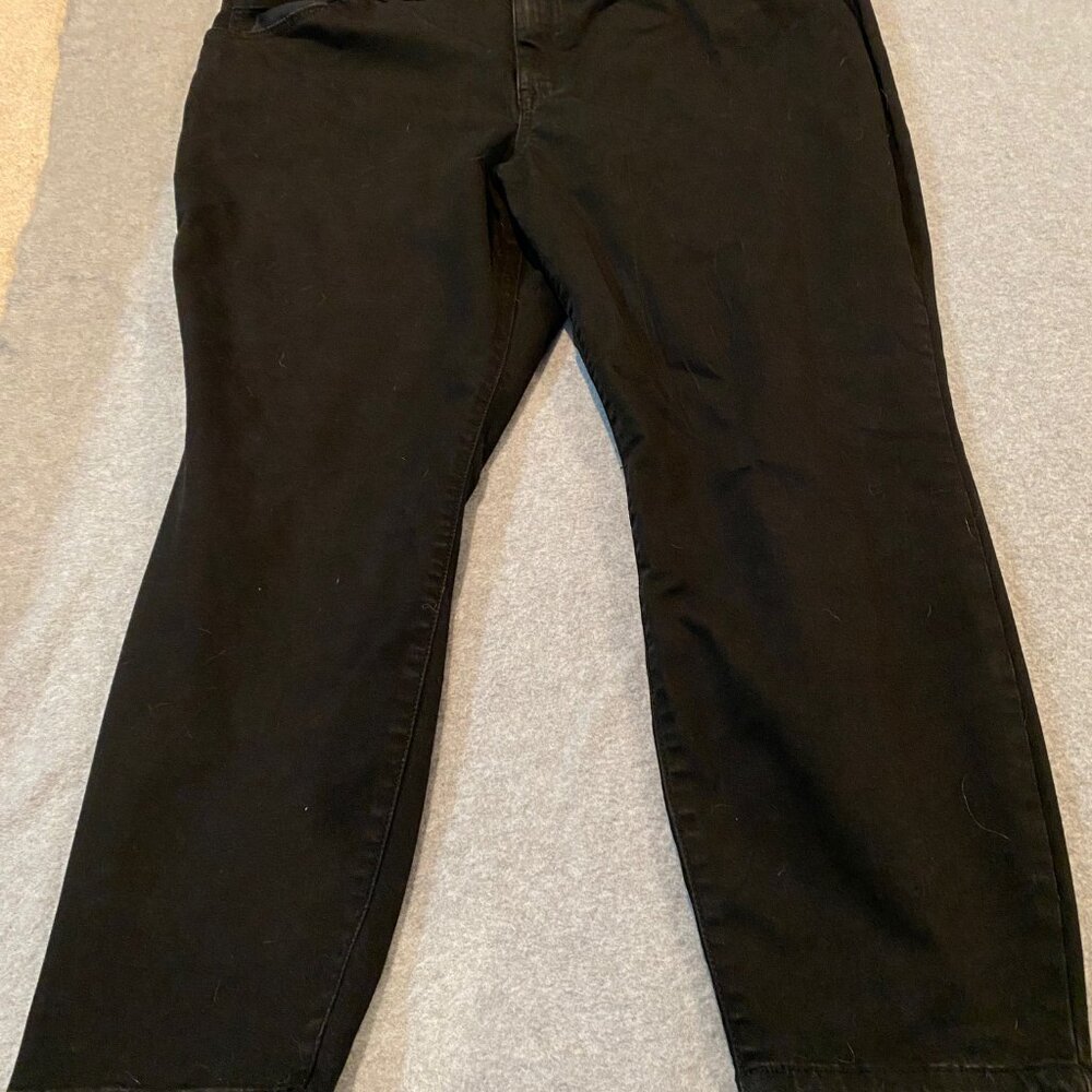 Terra and Sky Women's Petite  Size 24 W Black Jeans would make great shorts